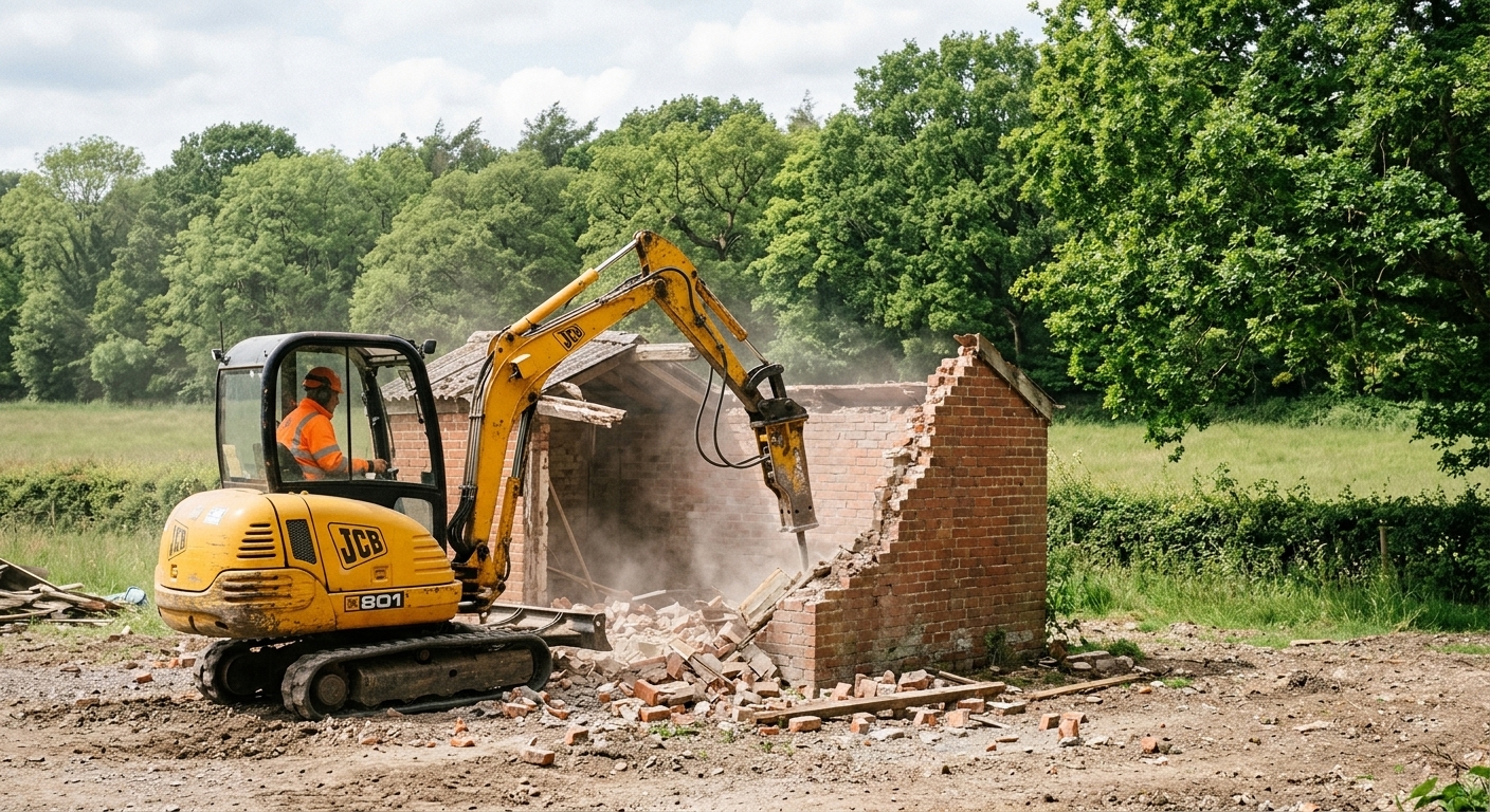 jcb wyburzenie